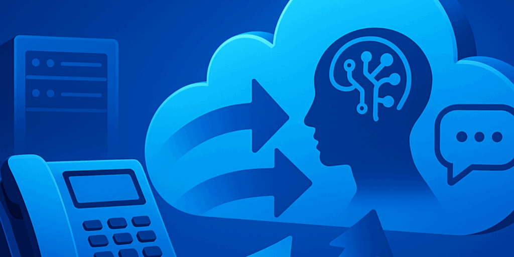 a phone system pointing arrows to new ideas