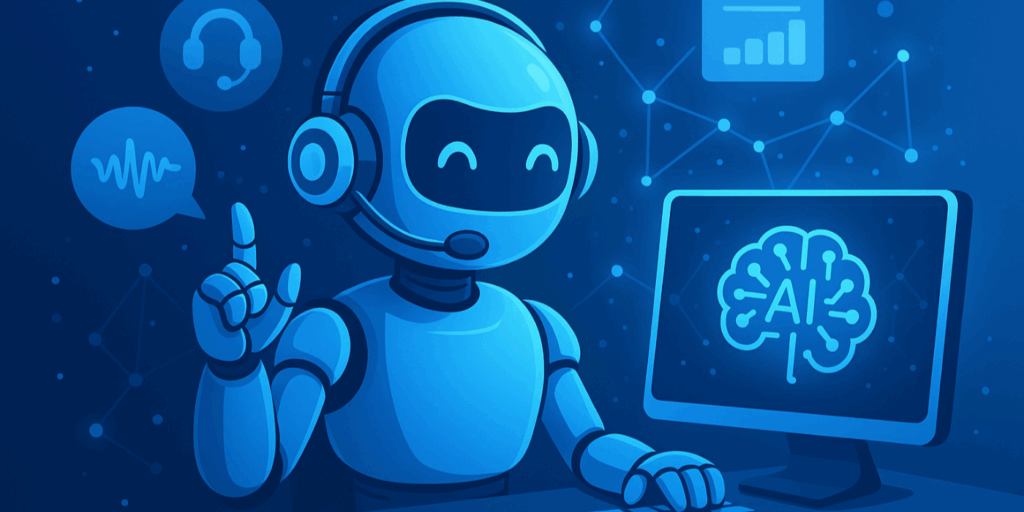 picture of an AI robot with an idea to shift