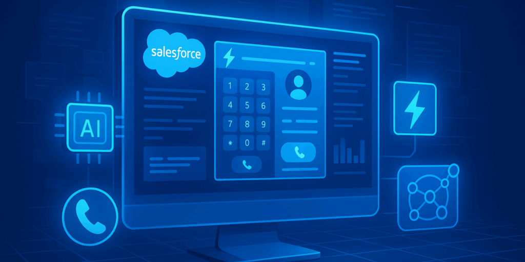 call center software integrations sales force image